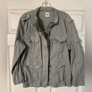 Kensie Light Gray/green Jacket